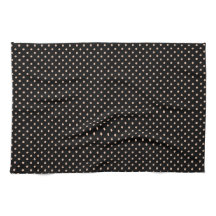 Küchentuch 16x24 Dots Light Brown Black