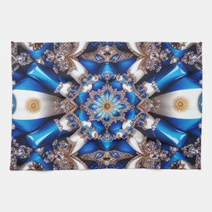 Küchentuch mit argentinischer Farbgestaltung