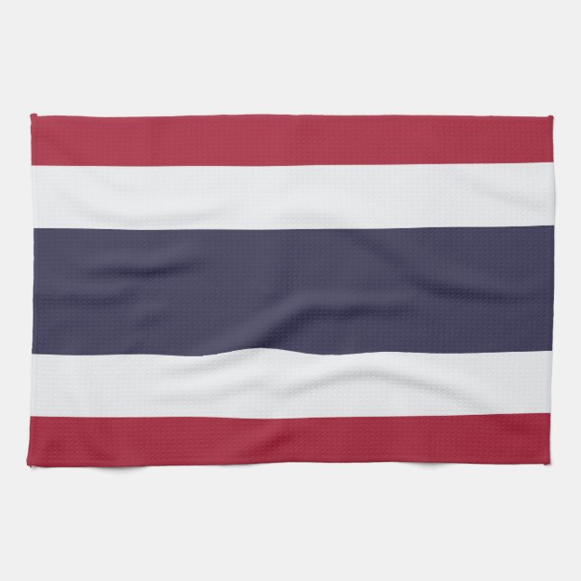 Küchentuch mit der Flagge Thailands (Horizontal)