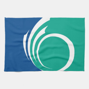 Küchentuch mit der Flagge von Ottawa, Kanada