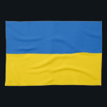 Küchentuch mit Fahne in der Ukraine<br><div class="desc">Bringen Sie eine Touch ukrainischen Stolzes in Ihre Küche mit diesem lebendigen Küchentuch mit der Flagge der Ukraine! Dieses Küchentuch ist mehr als nur ein praktisches Stück, es ist eine Feier der ukrainischen Kultur und Tradition. Das kühne Design zeigt stolz die ikonisch blauen und gelben Streifen, symbolisieren den Himmel und...</div>