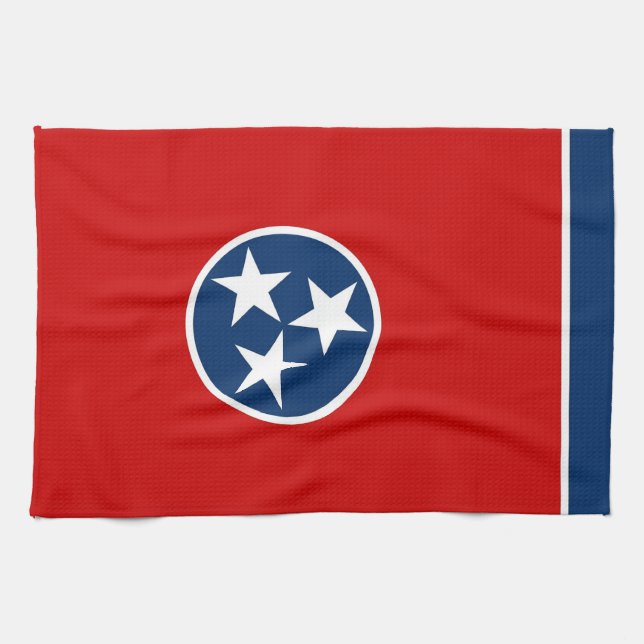 Küchentuch mit Flag von Tennessee, USA. (Horizontal)