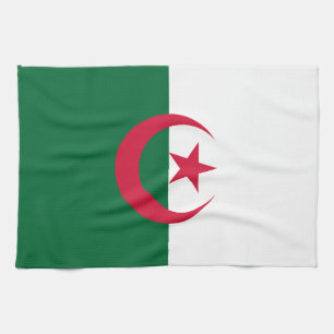 Küchentuch mit Flagge Algeriens