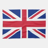 Küchentuch mit Flagge des Vereinigten Königreichs