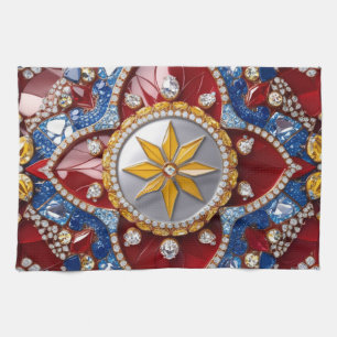 Küchentuch mit kolumbianischer Farbgestaltung