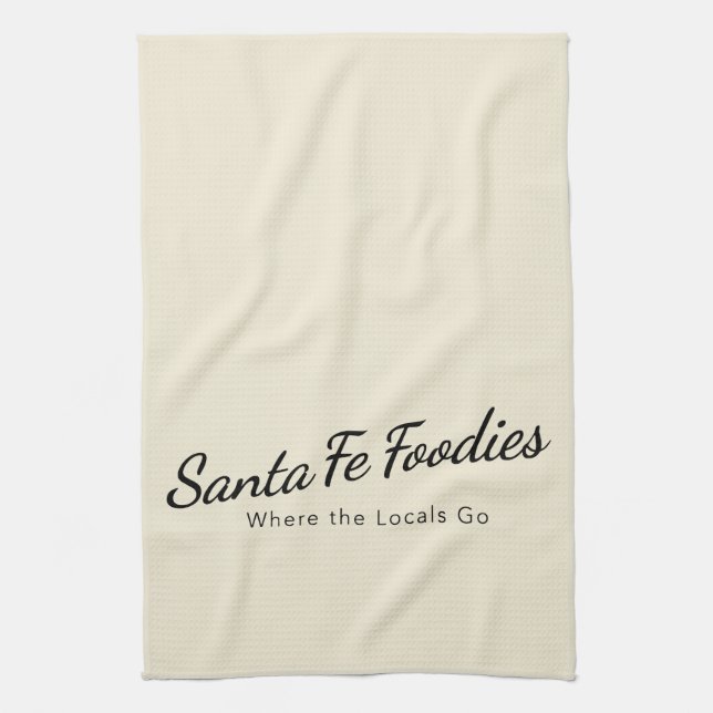 Küchentuch mit Santa Fe Foodies Logo (Vertikal)