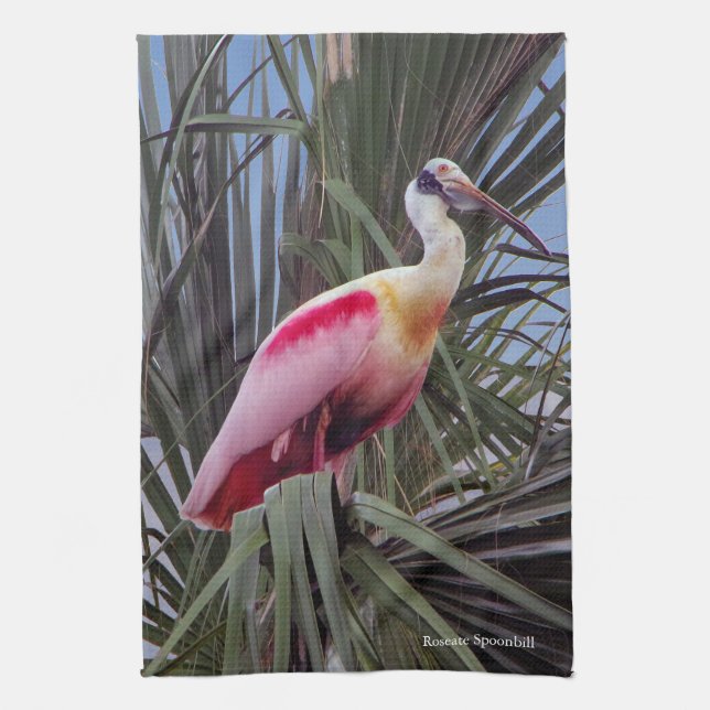 Küchentuch von Roseate Spoonbill (Vertikal)