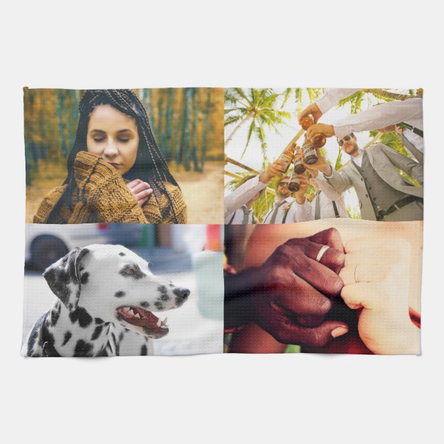 Küchentücher 4 Foto Vorlage (Horizontal)