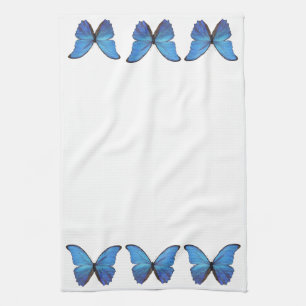 Küchentücher Blue Morpho Schmetterlinge