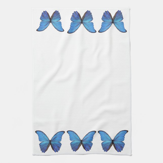 Küchentücher Blue Morpho Schmetterlinge (Vertikal)