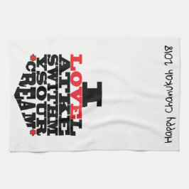 Küchentücher "Chanukah/I Liebe Latkes"