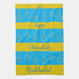 Küchentücher "Hanukkah Blue Gold"