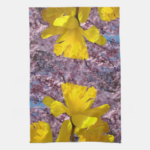 Küchentücher Helle Gelbe Osterglocken Blumen