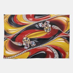 Küchentücher mit belgischer Farbgestaltung