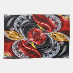 Küchentücher mit deutscher Farbgestaltung