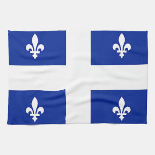 Küchentücher mit Fahne von Quebec, Kanada