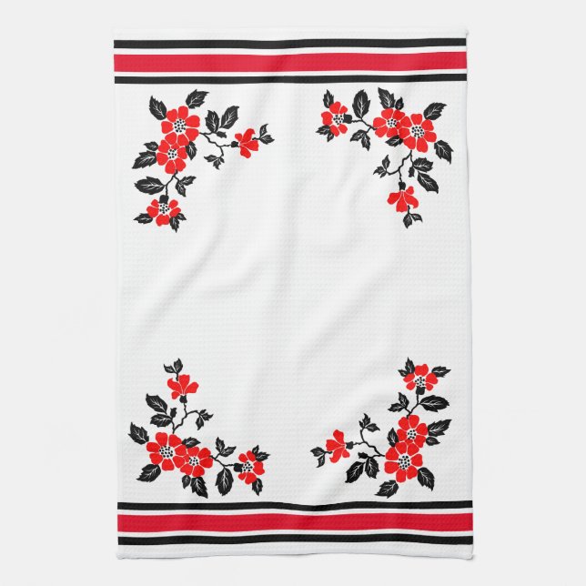 Küchentücher mit rotem Mohn (Vertikal)