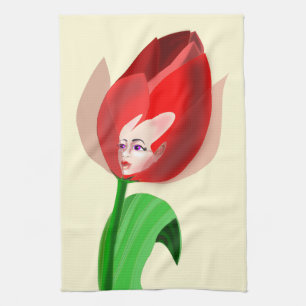 Küchentücher mit Tulip Girl - Ihre Farben