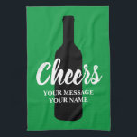 Küchentücher mit Weinflasche Silhouette<br><div class="desc">Küchentuch mit Silhouette aus Weinflaschen. Funny Birthday Geschenk Idee für Weinliebhaber,  Vater,  Mutter,  Mann,  Ehefrau,  Onkel,  Bruder,  Lehrer,  Trainer,  Freund,  Mitarbeiter,  Chef,  Kollege,  Angestellter etc. Auch für Weihnachtsfeiertag,  Hochzeit,  Firmenessen etc. ideal.</div>