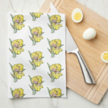 Küchentücher - NGA Yellow Iris