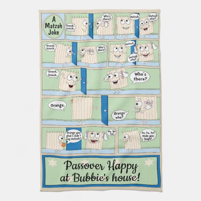 Küchentücher "Passover Matzah Joke" (Vertikal)