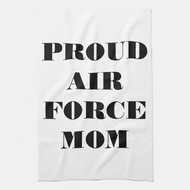 Küchentücher Proud Air Force Mama (Vertikal)
