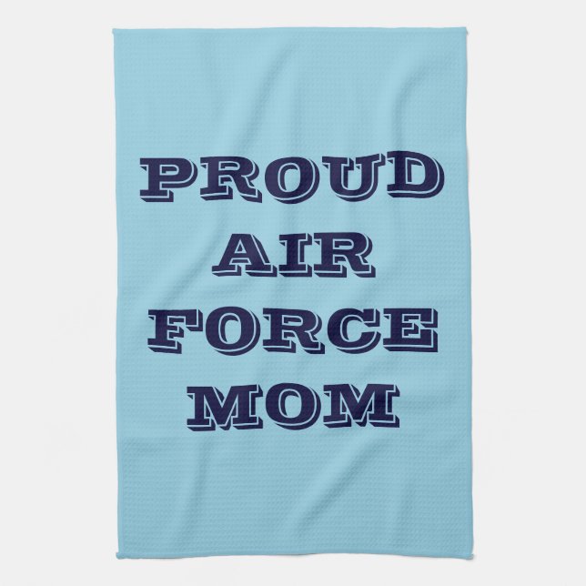 Küchentücher Proud Air Force Mama (Vertikal)