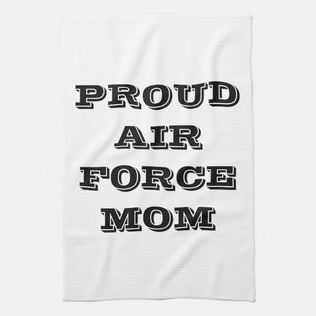 Küchentücher Proud Air Force Mama (Vertikal)