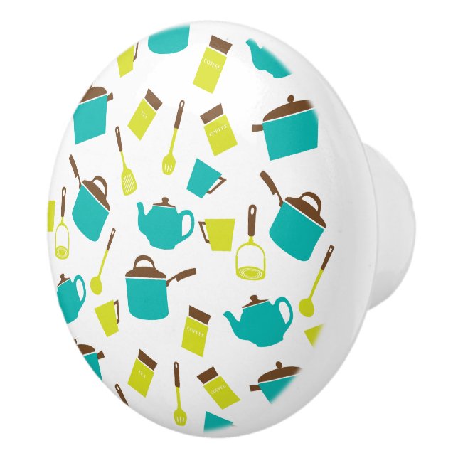 Küchenutensilien, Kochgeschirr, Geschirr, Küchenge Keramikknauf (Rechts)