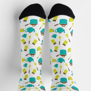 Küchenutensilien, Kochgeschirr, Geschirr, Küchenge Socken