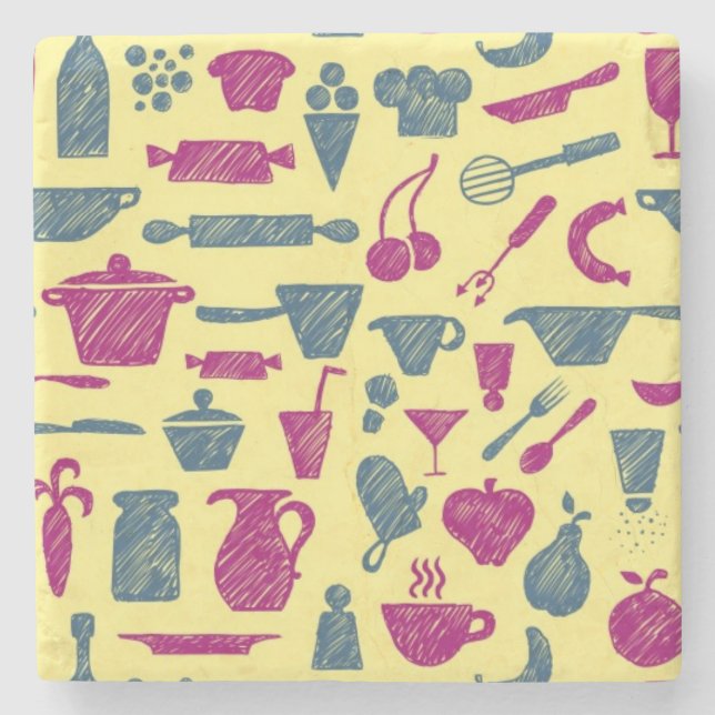 Küchenversorgungen Steinuntersetzer (Vorderseite)