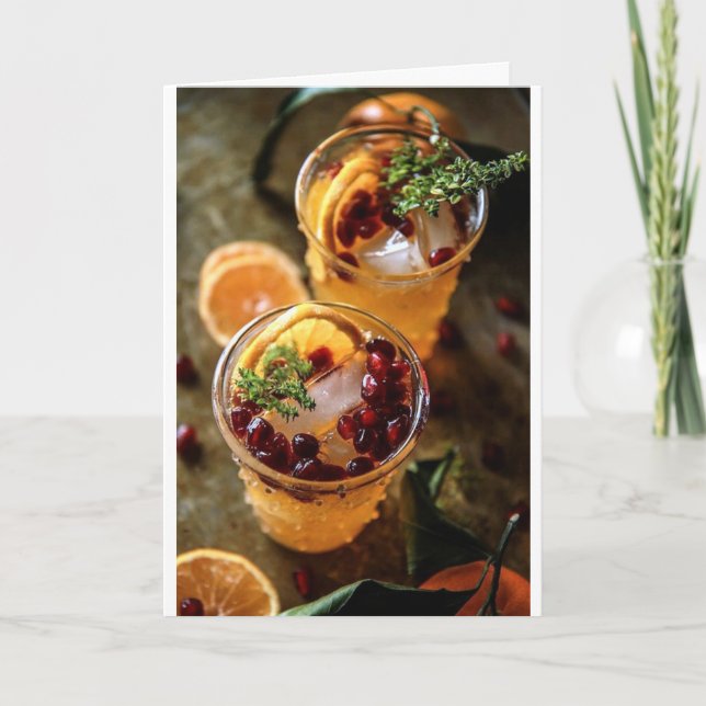 ***KÜCHER FÜR CHRISTMAS-URLAUB/DAS NEUE JAHR KARTE (Vorderseite)