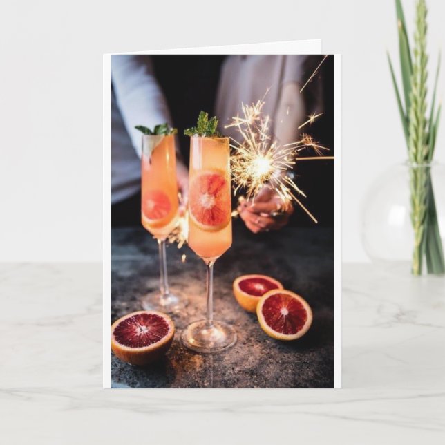 ***KÜCHER FÜR CHRISTMAS-URLAUB/DAS NEUE JAHR KARTE (Vorderseite)