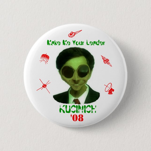 Kucinich '08 button (Vorderseite)