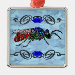 Kuckoo Wasp Ornament Aus Metall