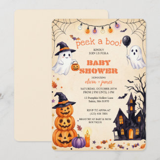 Kuckuck Süße Halloween-Baby-Party Einladung