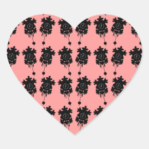 Kuckucksuhren Herz-Aufkleber