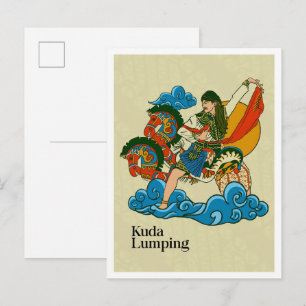 Kuda Lumping Javanische Kultur Indonesien Postkarte