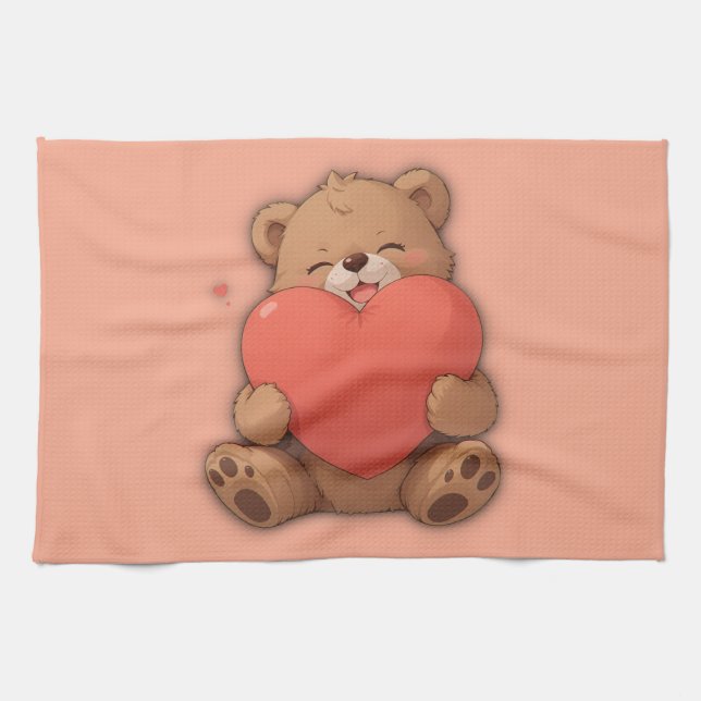 Kuddelbär Geschirrtuch (Horizontal)