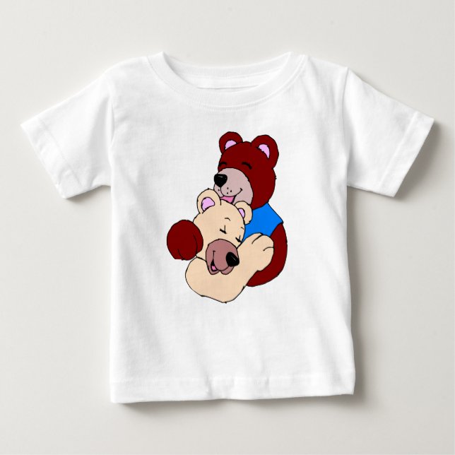 Kuddelbären Baby T-shirt (Vorderseite)