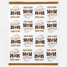 Kuddelgroßfußball-Mama Fleecedecke