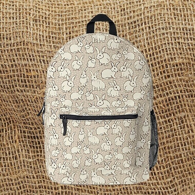 Kuddelhasen Bonanza - Muster Ostern. Bedruckter Rucksack (Von Creator hochgeladen)