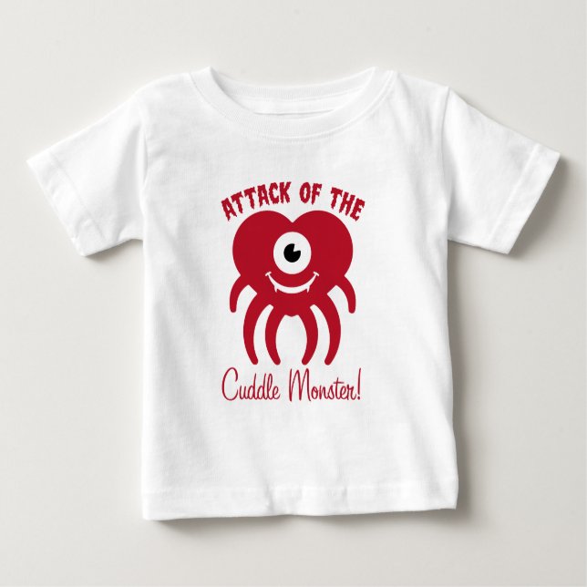 Kuddelmonster Baby T-shirt (Vorderseite)