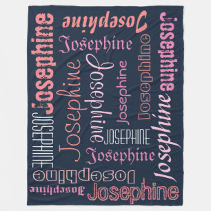 Kuddtel Warme Fleece Personalisiert Name Blanket
