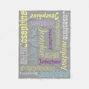 Kuddtel Warme Fleece Personalisiert Name Blanket