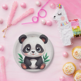 Kudlicher Panda Pappteller