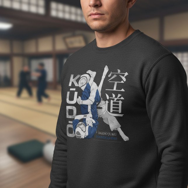 Kudo-Kämpfer – japanische Kampfkunst Sweatshirt (Von Creator hochgeladen)