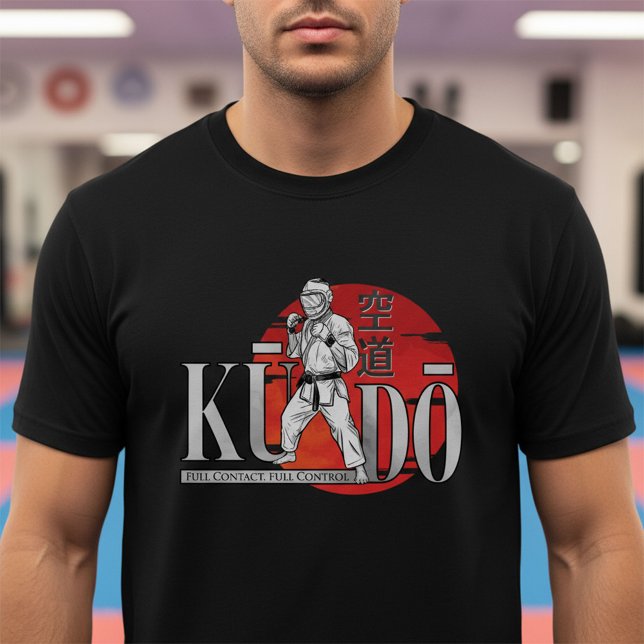 Kudo Martial Art – Full Contact, Full Control T-Shirt (Von Creator hochgeladen)