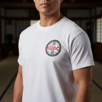 Kudo – Minimales japanisches Kampfsport-Emblem