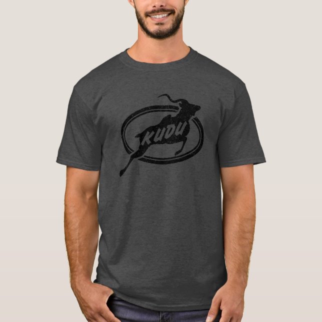 Kudu Antelope Kalahari Safari Africa Bokke T - Shi T-Shirt (Vorderseite)